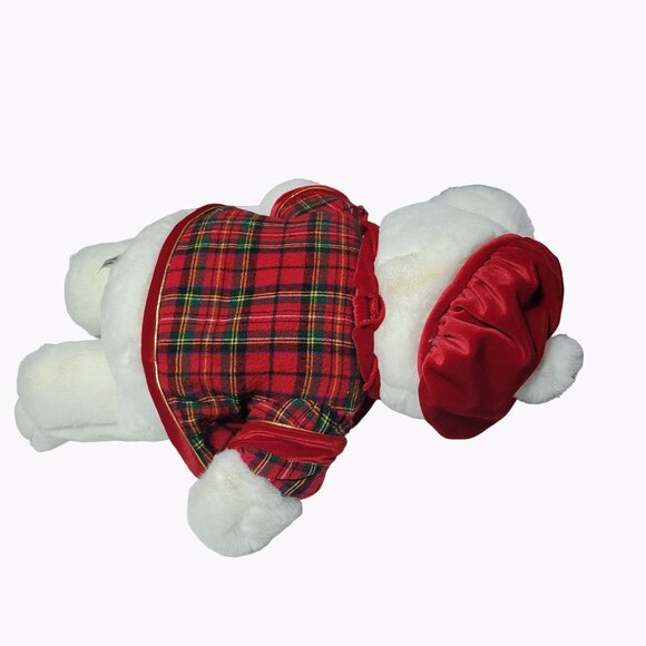 Vintage 90s Dan Dee Christmas Snowflake Teddy 21 in Plush Holiday Stuffed Animal - Picture 5 of 10
